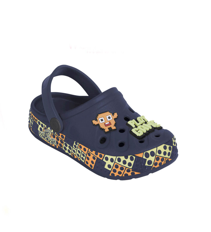 Babuche Infantil Masculino WorldColors Pac Man Fernanda ramos kids
