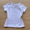 fernandaramoskids com br Blusa Infantil Feminina Manga Curta Básica Branca 2