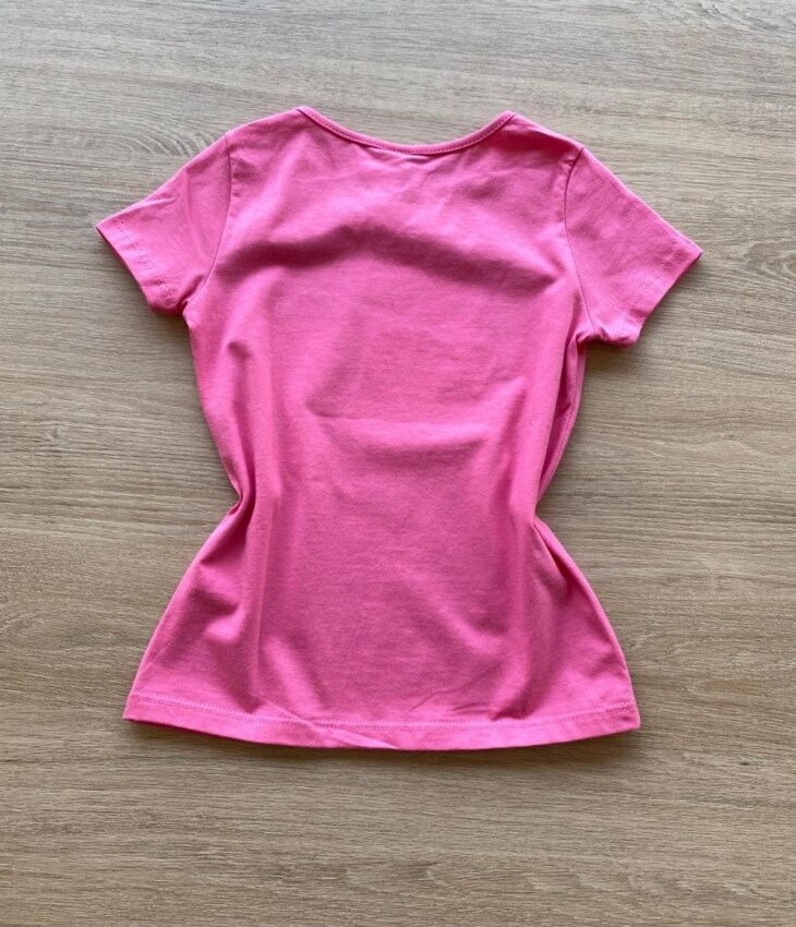 fernandaramoskids com br Blusa Infantil Feminina Manga Curta Estampa Love Seeds Rosa 2