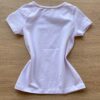 fernandaramoskids com br Blusa Infantil Feminina Manga Curta Tradicional Branca 2