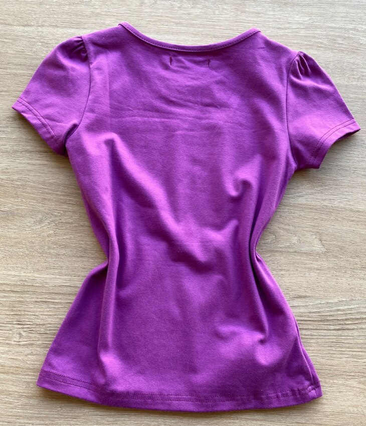fernandaramoskids com br Blusa Infantil Feminina Manga Curta Tradicional Fúcsia 2