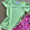 fernandaramoskids com br Blusa Infantil Feminina Manga Curta Tradicional Verde 1