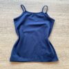 fernandaramoskids com br Blusa Regata Infantil Feminina Básica Justa Azul Marinho 3