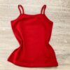 fernandaramoskids com br Blusa Regata Infantil Feminina Básica Justa Vermelha 2