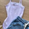 fernandaramoskids com br Blusa Regata Infantil Feminina Detalhe em Renda Branca 1