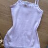 fernandaramoskids com br Blusa Regata Infantil Feminina Detalhe em Renda Branca 2
