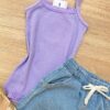 fernandaramoskids com br Blusa Regata Infantil Feminina Detalhe em Renda Lilás 1