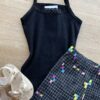 fernandaramoskids com br Blusa Regata Infantil Feminina Detalhe em Renda Preta 1