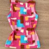 fernandaramoskids com br Blusa Regata Infantil Feminina Justa Estampada Fundo Rosa 2