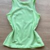 fernandaramoskids com br Blusa Regata Infantil Feminina Tradicional Estampada Verde 2