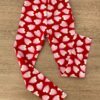 fernandaramoskids com br Calça Legging Infantil Feminina Estampa Corações Fundo Vermelho 2