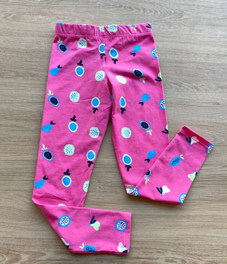 fernandaramoskids com br Calça Legging Infantil Feminina Estampa Frutinhas Rosa 2