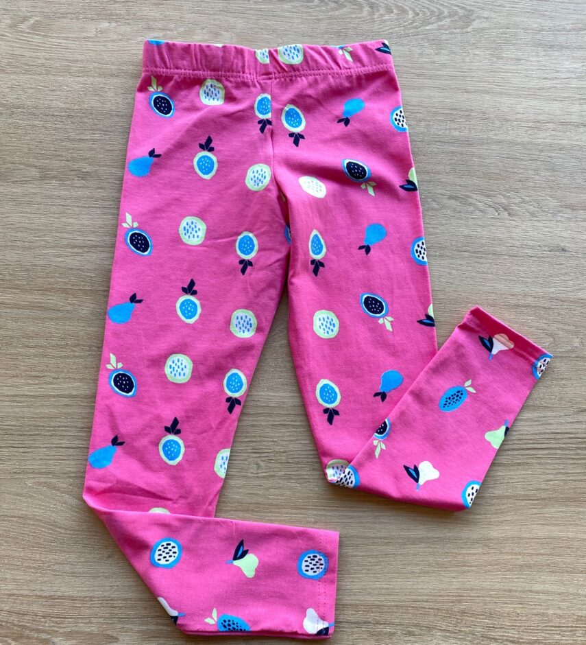 fernandaramoskids com br Calça Legging Infantil Feminina Estampa Frutinhas Rosa 2