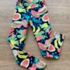 fernandaramoskids com br Calça Legging Infantil Feminina Estampada Fundo Azul Marinho 2