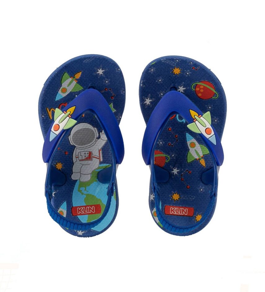 Chinelo Infantil Masculino Estrelas, Espaço Azul Fernanda Ramos Kids