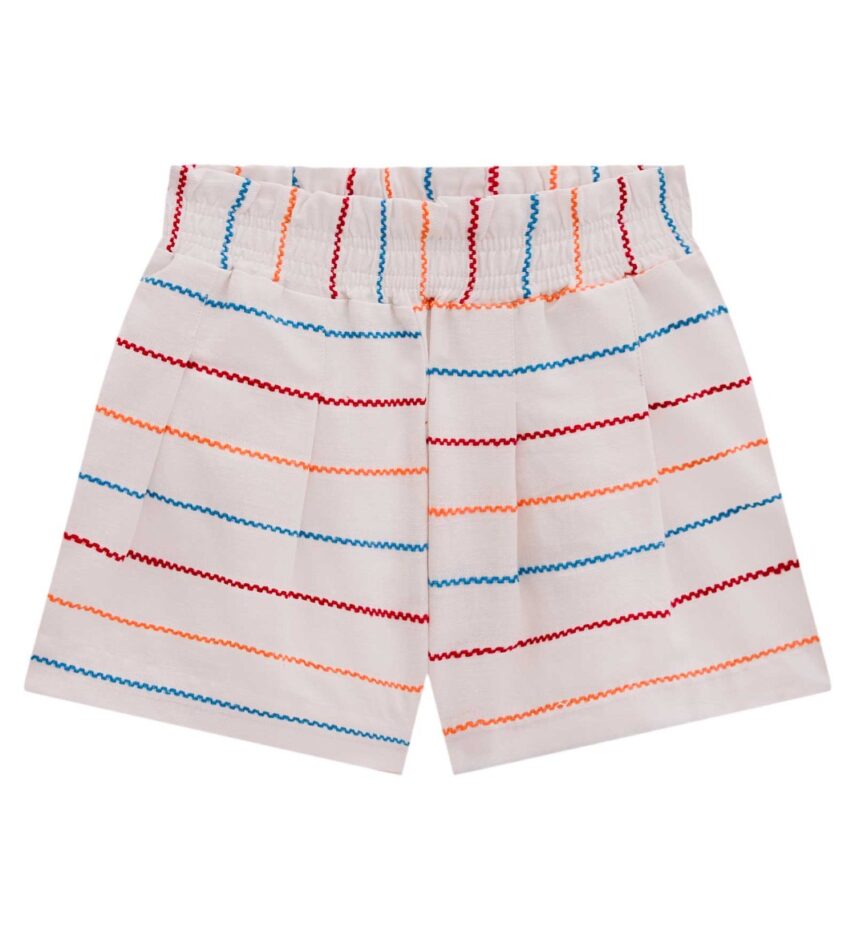 fernandaramoskids com br Conjunto Infantil Feminino Blusa Cropped Amarração e Short 3