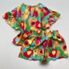 fernandaramoskids com br Conjunto Infantil Feminino Blusa Cropped e Short Estampa Floral 3