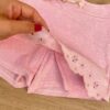 fernandaramoskids com br Conjunto Infantil Feminino Blusa Cropped e Short Saia Rosa 1