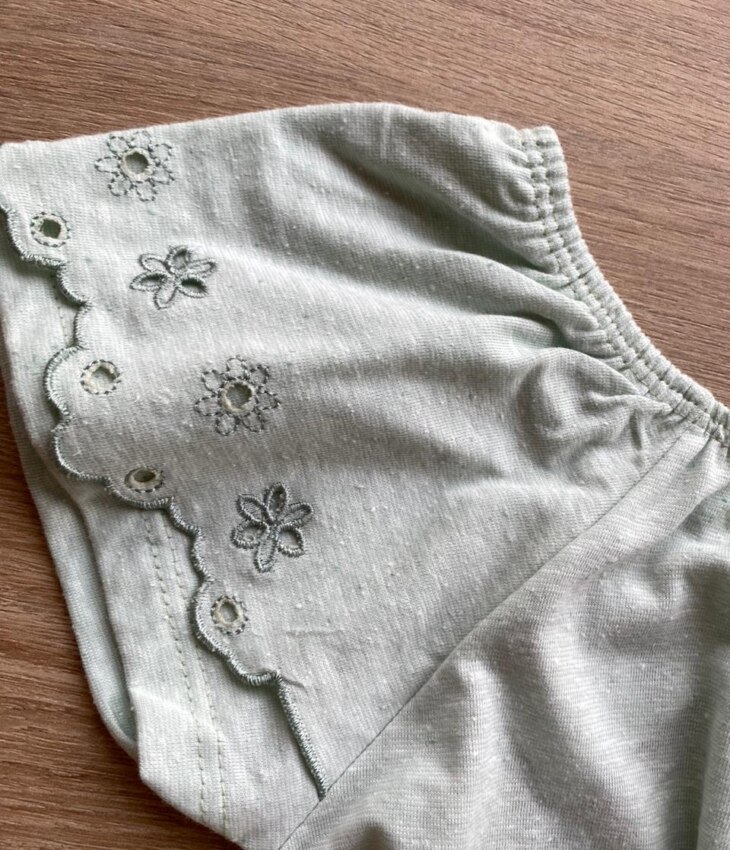 fernandaramoskids com br Conjunto Infantil Feminino Blusa Cropped Short Saia Verde Água 2