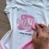 fernandaramoskids com br Conjunto Infantil Feminino Blusa Estampa de Peixe e Short Rosa 3