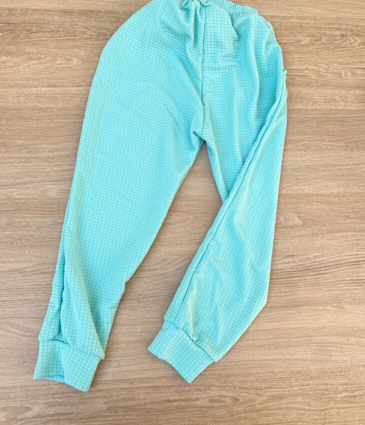 fernandaramoskids com br Conjunto Infantil Feminino Blusa Manga Curta + Jaqueta + Calça Verde 3