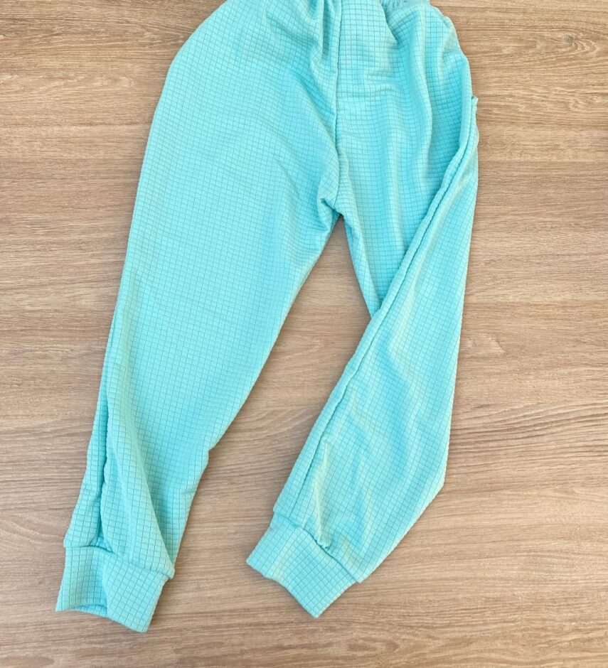fernandaramoskids com br Conjunto Infantil Feminino Blusa Manga Curta + Jaqueta + Calça Verde 3