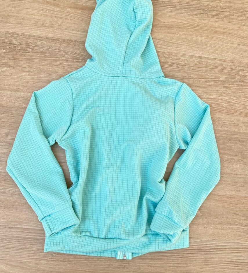 fernandaramoskids com br Conjunto Infantil Feminino Blusa Manga Curta + Jaqueta + Calça Verde 4