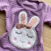 fernandaramoskids com br Conjunto Infantil Feminino Blusa Manga Curta Short Lilás 2