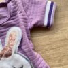 fernandaramoskids com br Conjunto Infantil Feminino Blusa Manga Curta Short Lilás 3