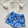 fernandaramoskids com br Conjunto Infantil Feminino Blusa Off White e Short Estampado Estrelas 3