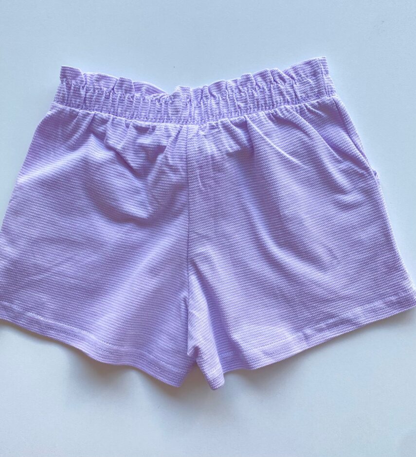 fernandaramoskids com br Conjunto Infantil Feminino Cropped com Babado e Short Lilás 4