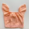 fernandaramoskids com br Conjunto Infantil Feminino Cropped com Detalhe e Short Laranja 1
