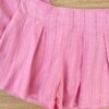 fernandaramoskids com br Conjunto Infantil Feminino Cropped com Detalhe e Short Rosa 2
