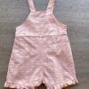 fernandaramoskids com br Conjunto Infantil Feminino Jardineira e Blusa Manga Curta Salmão 2