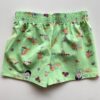 fernandaramoskids com br Conjunto Infantil Feminino Regata Amarela e Short Estampado Verde 4