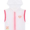 fernandaramoskids com br Conjunto Infantil Feminino Top Alça, Colete e Short Pink Flúor 1