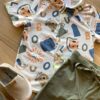 fernandaramoskids com br Conjunto Infantil Masculino Camisa Estampada Bermuda Verde 1