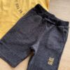 fernandaramoskids com br Conjunto Infantil Masculino Camiseta Amarela e Bermuda Preta 2