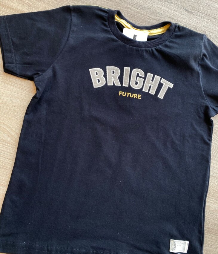 fernandaramoskids com br Conjunto Infantil Masculino Camiseta Bright Preta e Bermuda Bege 2