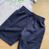 fernandaramoskids com br Conjunto Infantil Masculino Camiseta Cinza e Bermuda Azul Marinho 3