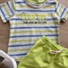 fernandaramoskids com br Conjunto Infantil Masculino Camiseta e Bermuda Good Boy 1