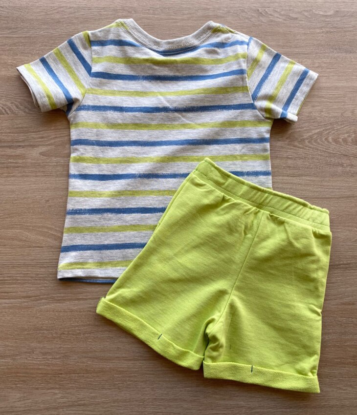 fernandaramoskids com br Conjunto Infantil Masculino Camiseta e Bermuda Good Boy 3