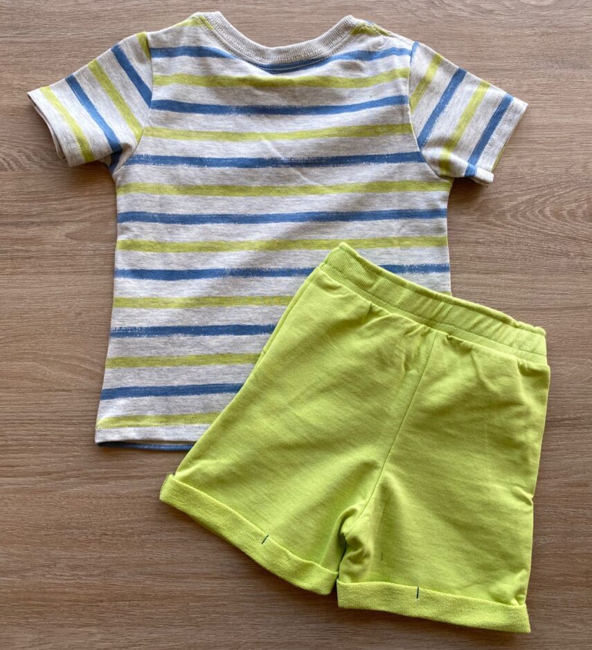 fernandaramoskids com br Conjunto Infantil Masculino Camiseta e Bermuda Good Boy 3