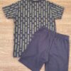 fernandaramoskids com br Conjunto Infantil Masculino Camiseta Estampada e Bermuda Azul 3