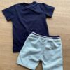fernandaramoskids com br Conjunto Infantil Masculino Camiseta Luc.Boo Wear e Bermuda Verde 2
