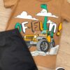 fernandaramoskids com br Conjunto Infantil Masculino Camiseta Marrom e Bermuda Preta 1