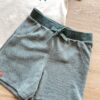 fernandaramoskids com br Conjunto Infantil Masculino Camiseta Nude e Bermuda Verde 2