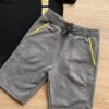 fernandaramoskids com br Conjunto Infantil Masculino Camiseta Preta e Bermuda Cinza 2