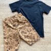 fernandaramoskids com br Conjunto Infantil Masculino Camiseta Preta e Bermuda Estampada 3