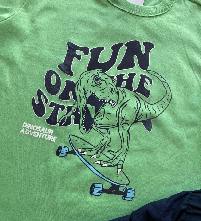 fernandaramoskids com br Conjunto Infantil Masculino Camiseta Verde e Bermuda Azul 1